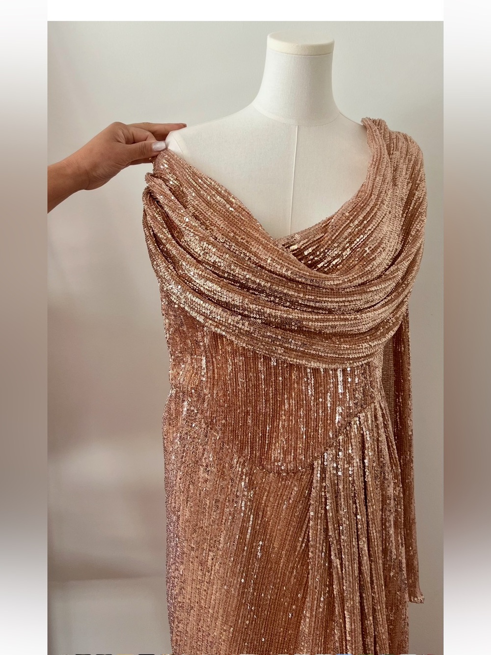 Gorgeous Elegant Rose Gold Dress